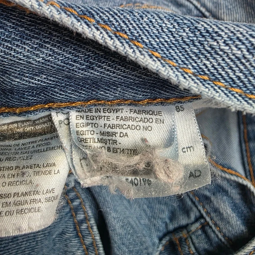 Levis‎ 501 Original Fit Mens Medium Wash Straight Leg Button Fly Jeans 36x30